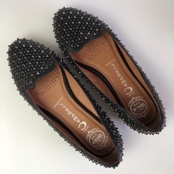 ** SOLD ** Jeffrey Campbell Martini Studded Loafers - Picture 3 of 15